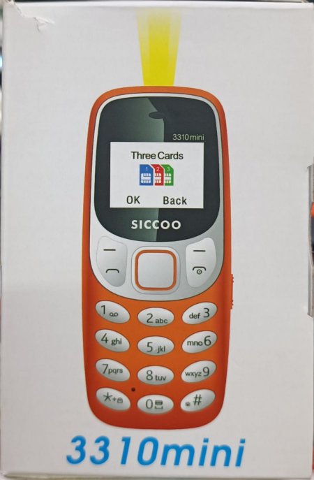 موبايل 3 شرائح  SICCOO 3310mini Mobile Three SIM